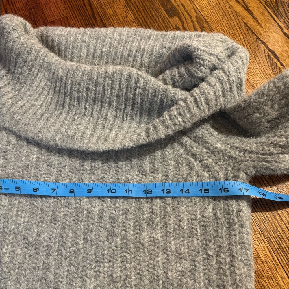 Nation LTD | Serena Off the Shoulder Sweater Alpaca‎ Dove Gray Heather Sz S - Picture 6 of 9